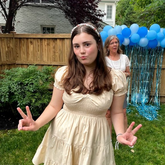 Princess Polly Daniela Mini Dress Beige - Picture 6 of 7